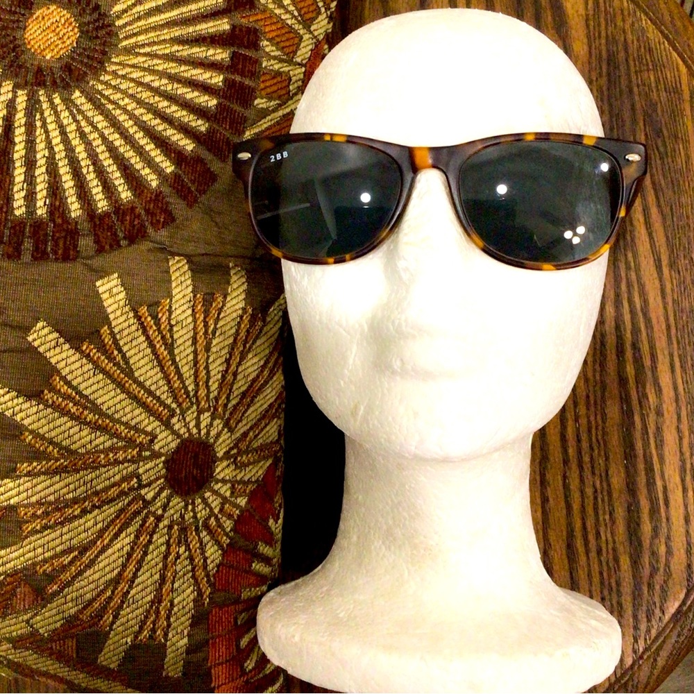 2 Blind Brothers CAVALIER Tortoise Wayfarer Sunglasses